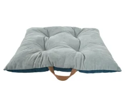 Dehner Lieblinge Kuschelkissen Pitch, rechteckig, blau