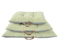 Dehner Lieblinge Kuschelkissen Pitch, rechteckig, grün