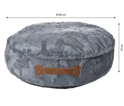 Dehner Lieblinge Kuschelkissen Flynn, rund, ca. Ø60/H15 cm