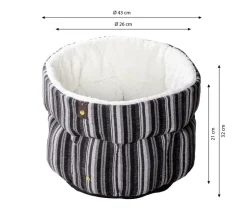Dehner Lieblinge Kuschelnest Hilma, rund, ca. Ø43/H26-32 cm
