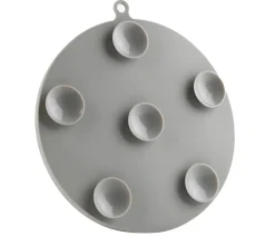 Dehner Lieblinge Leckmatte Jack, grau, ca. Ø18/H1,6 cm