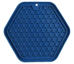 Dehner Lieblinge Leckmatte Sam, blau, ca. B22,5/1/T20 cm