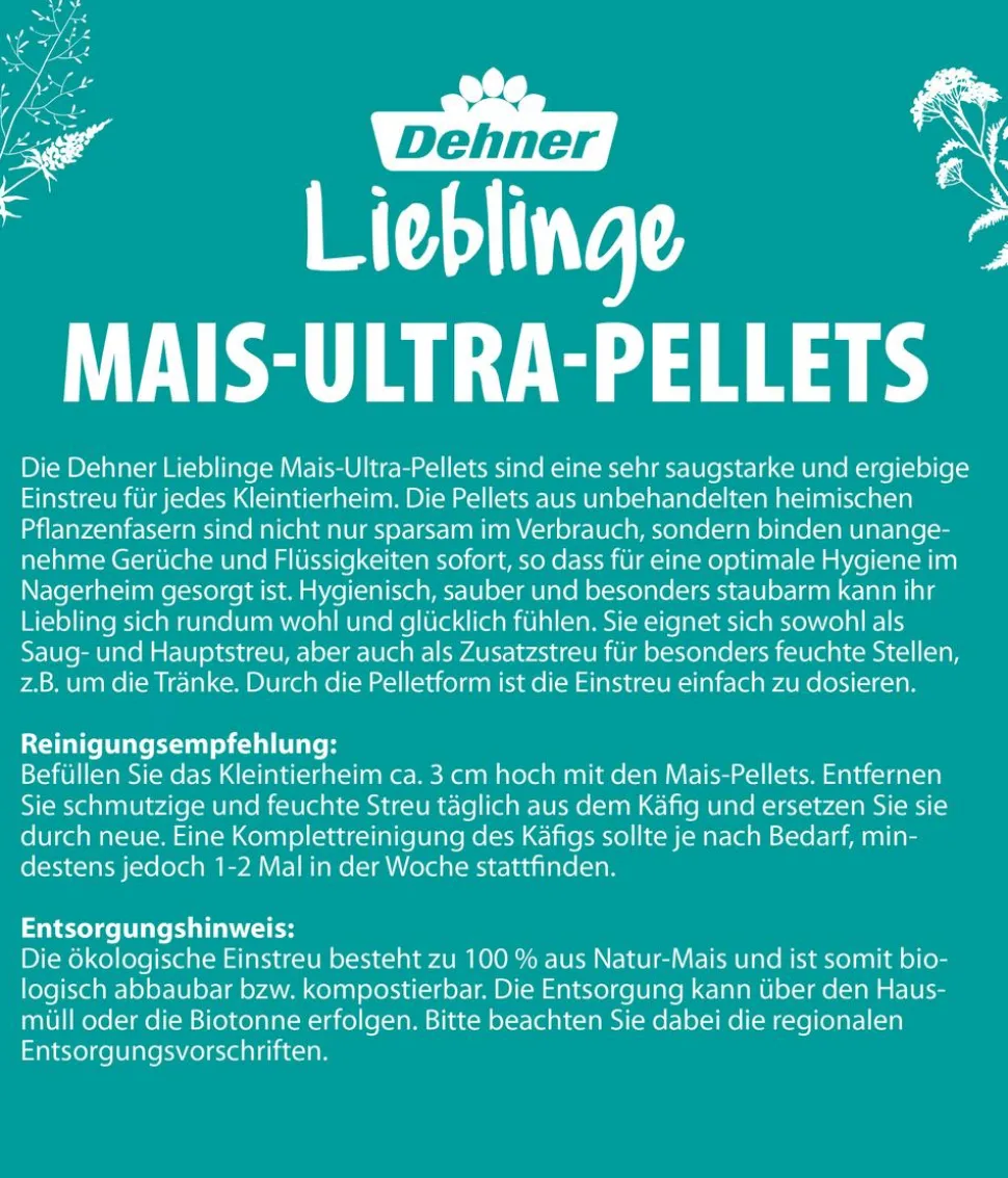 Dehner Lieblinge Mais-Ultra-Pellets, 12 kg