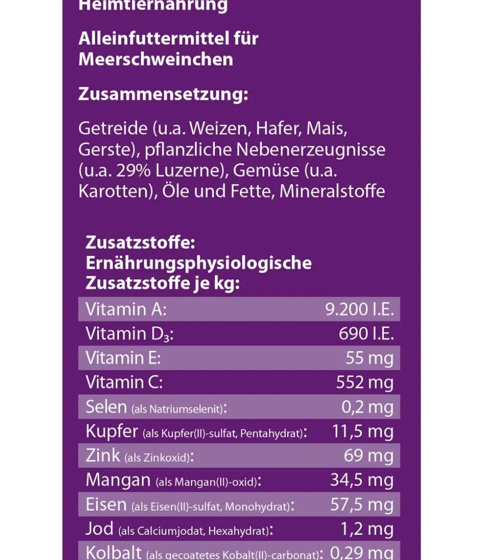 Dehner Lieblinge Meerschweinchen-Futter