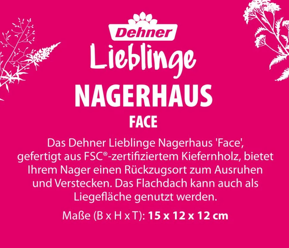 Dehner Lieblinge Nagerhaus Face