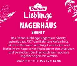 Dehner Lieblinge Nagerhaus Shanty, ca. B15/H12/T14 cm