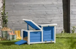 Dehner Lieblinge Nagerschlafhaus Teatro, blau, ca. B70/H45/T43 cm