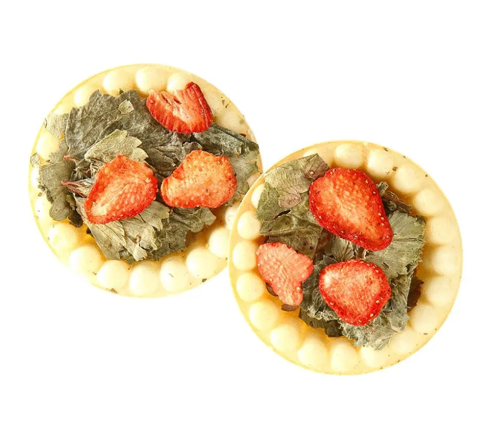 Dehner Lieblinge Nagersnack Erdbeer-Körbchen, 15 g