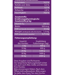 Dehner Lieblinge Nassfutter für Hunde Senior, Geflügel & Lamm, 6 x 400 g/800 g