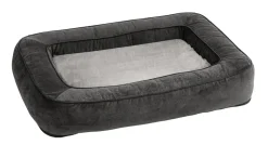 Dehner Lieblinge Orthopädisches Hundebett Somnus, rechteckig, grau