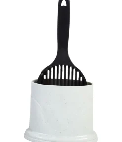 Dehner Lieblinge Streuschaufel Easy litter, mit Halter, ca. B18/H35/T10 cm