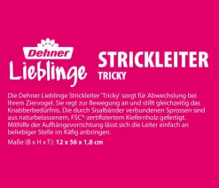 Dehner Lieblinge Strickleiter Tricky, ca. B12/H56/T1,8 cm