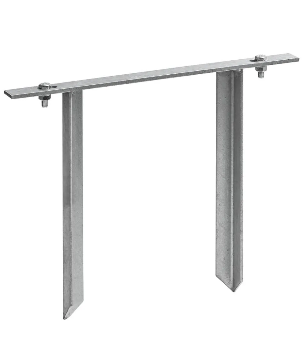 Dehner Metall-Rosenbogen Bodenanker, ca. B38/H30/T2,5 cm