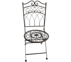 Dehner Metallstuhl Antik