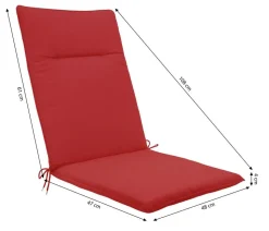 Dehner Mittellehnerauflage Veneto, ca. B48/H4/T108 cm