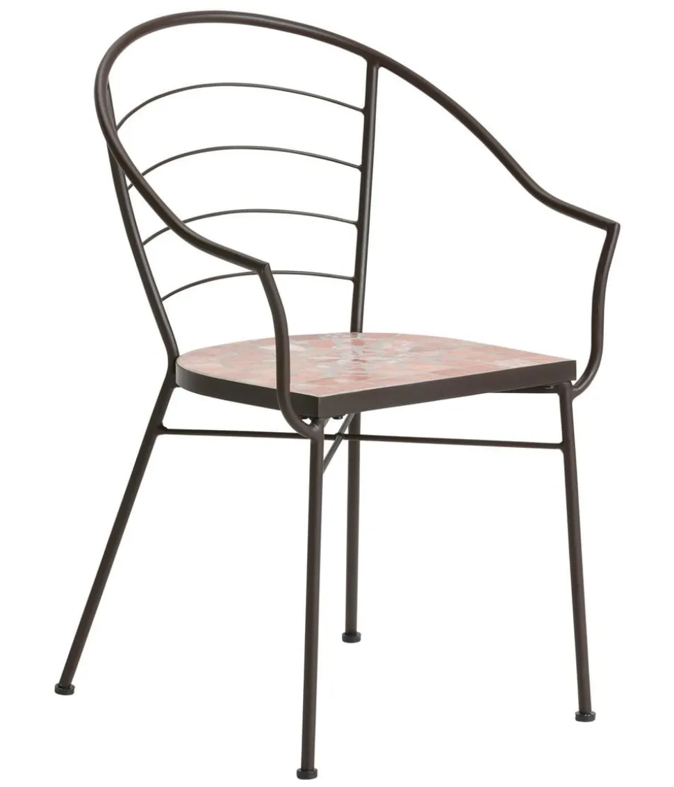 Dehner Mosaiksessel Chiara, terra-rosé