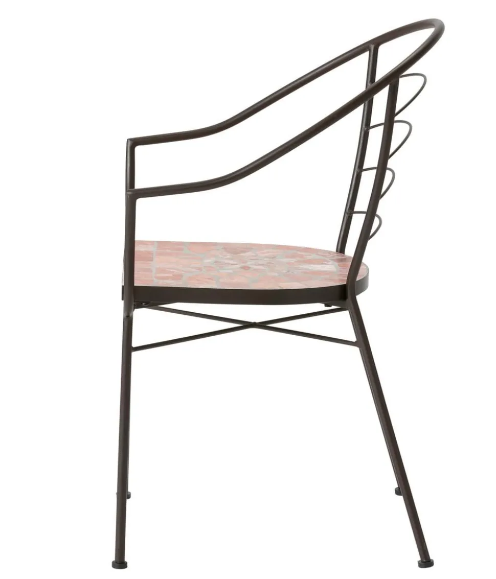 Dehner Mosaiksessel Chiara, terra-rosé