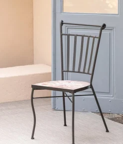 Dehner Mosaikstuhl Chiara, terra-rosé