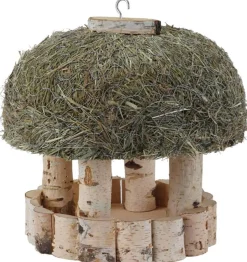 Dehner Natura Premium Futterhaus Stuttgart mit Heudach, ca. Ø29 cm