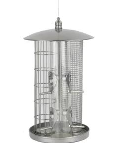 Dehner Natura Premium Futterspender Triple, ca. Ø22/H36,5 cm