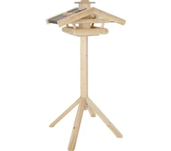 Dehner Natura Premium Futterhaus Watzmann, natur, ca. B55/H23/T40 cm