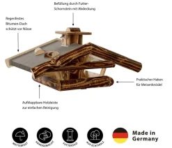 Dehner Natura Premium Futterhaus Arber