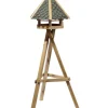 Dehner Natura Premium Futterhaus Achensee, inkl. Ständer Ellmau, ca. B68/H148/T62 cm