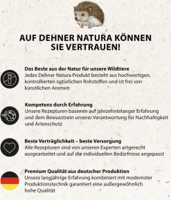 Dehner Natura Premium Igelfutter Igel-Kekse mit Mehlwürmern