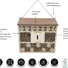 Dehner Natura Premium Insektenhotel Andrena, ca. B29,5/H29/T9,9 cm