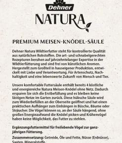 Dehner Natura Premium Meisenknödel-Säule gefüllt