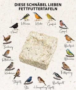 Dehner Natura Premium Spender für Futtertafeln mit Tafel-Mix, 7-teilig