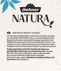 Dehner Natura Premium Wildvogelfutter Meisenknödel im Eimer, ohne Netz