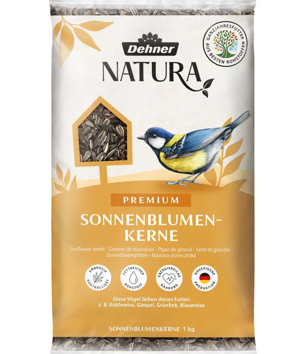 Dehner Natura Premium Wildvogelfutter Sonnenblumenkerne