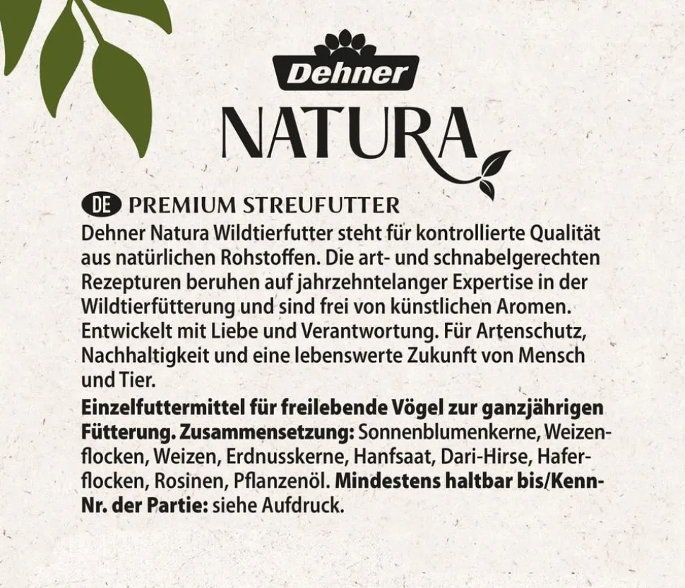 Dehner Natura Premium Wildvogel Streufutter
