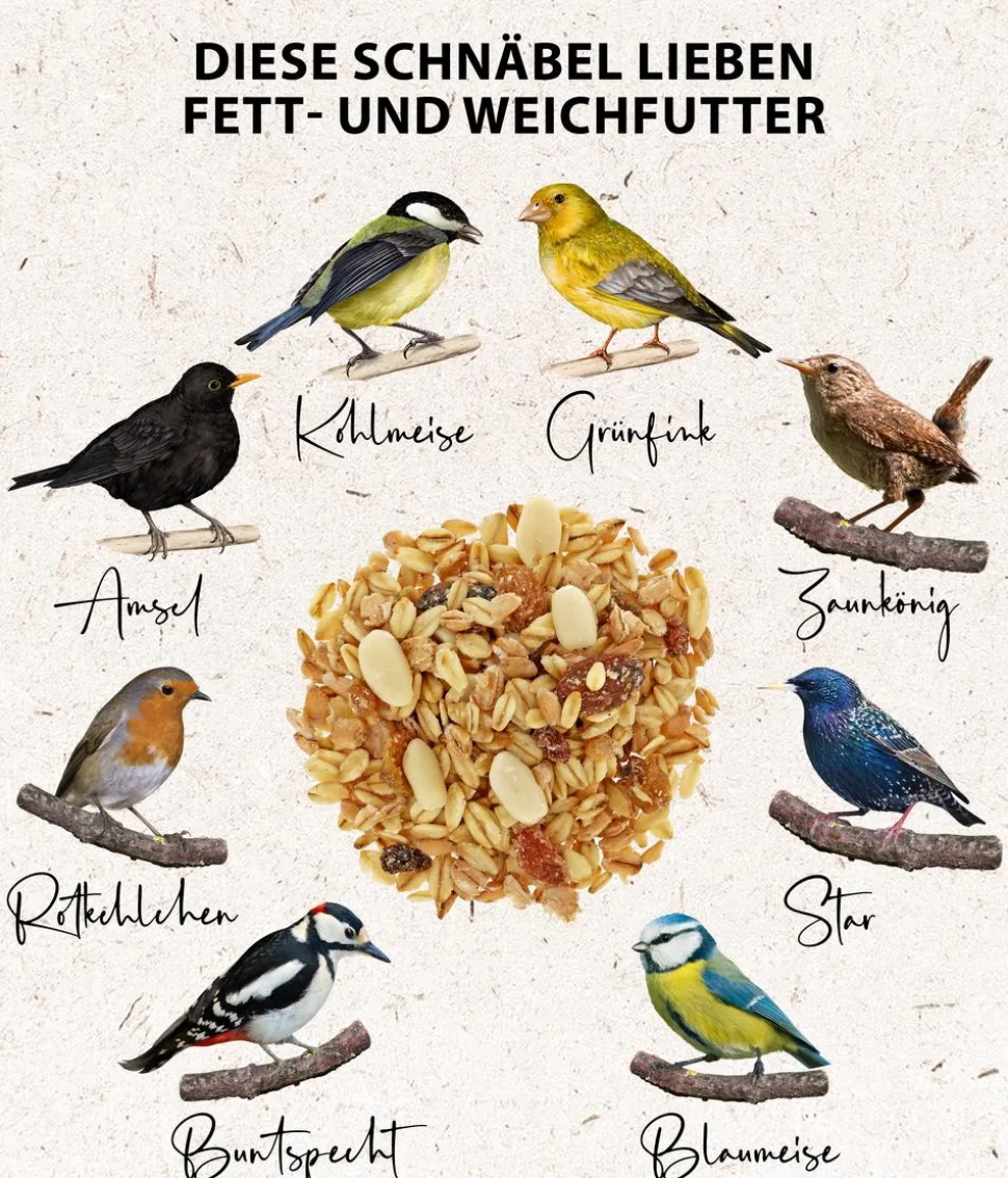 Dehner Natura Premium Wildvogel Nestlingsfutter, 100g