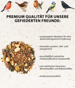Dehner Natura Premium Wildvogel Körner- und Weichfutter
