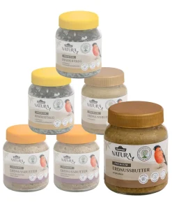 Dehner Natura Premium Wildvogelfutter Meisenknödel im Karton, ohne Netz