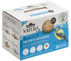 Dehner Natura Premium Wildvogelfutter Meisenknödel im Karton, ohne Netz
