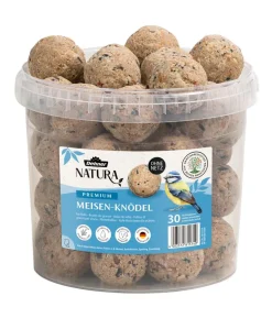Dehner Natura Premium Wildvogelfutter Meisenknödel im Eimer, ohne Netz