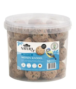 Dehner Natura Premium Wildvogelfutter Meisenknödel im Eimer, ohne Netz