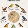 Dehner Natura Premium Wildvogelfutter Insekten-Meisenknödel im Karton, ohne Netz, 100 Stk.