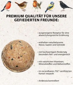 Dehner Natura Premium Wildvogelfutter Kokosnuss