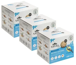 Dehner Natura Premium Wildvogelfutter Meisenknödel im Karton, ohne Netz