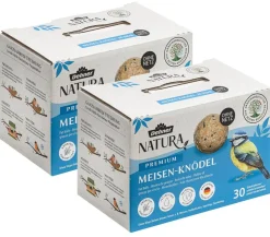 Dehner Natura Premium Wildvogelfutter Meisenknödel im Karton, ohne Netz