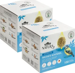 Dehner Natura Premium Wildvogelfutter Meisenknödel im Karton, mit Netz