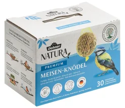 Dehner Natura Premium Wildvogelfutter Meisenknödel im Karton, mit Netz