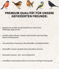 Dehner Natura Premium Wildvogelfutter Starterset, 7-teilig