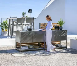 Dehner Outdoor-Küche Spülschrank Loop, ca. B110/H91,5/T60 cm