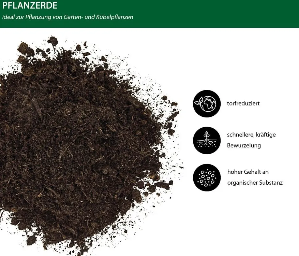 Dehner Pflanzerde, 39 x 60 Liter
