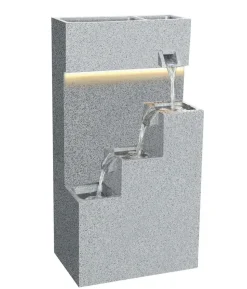 Dehner Polyethylen-Gartenbrunnen Gradino, solarfähig, ca. H80,5 cm